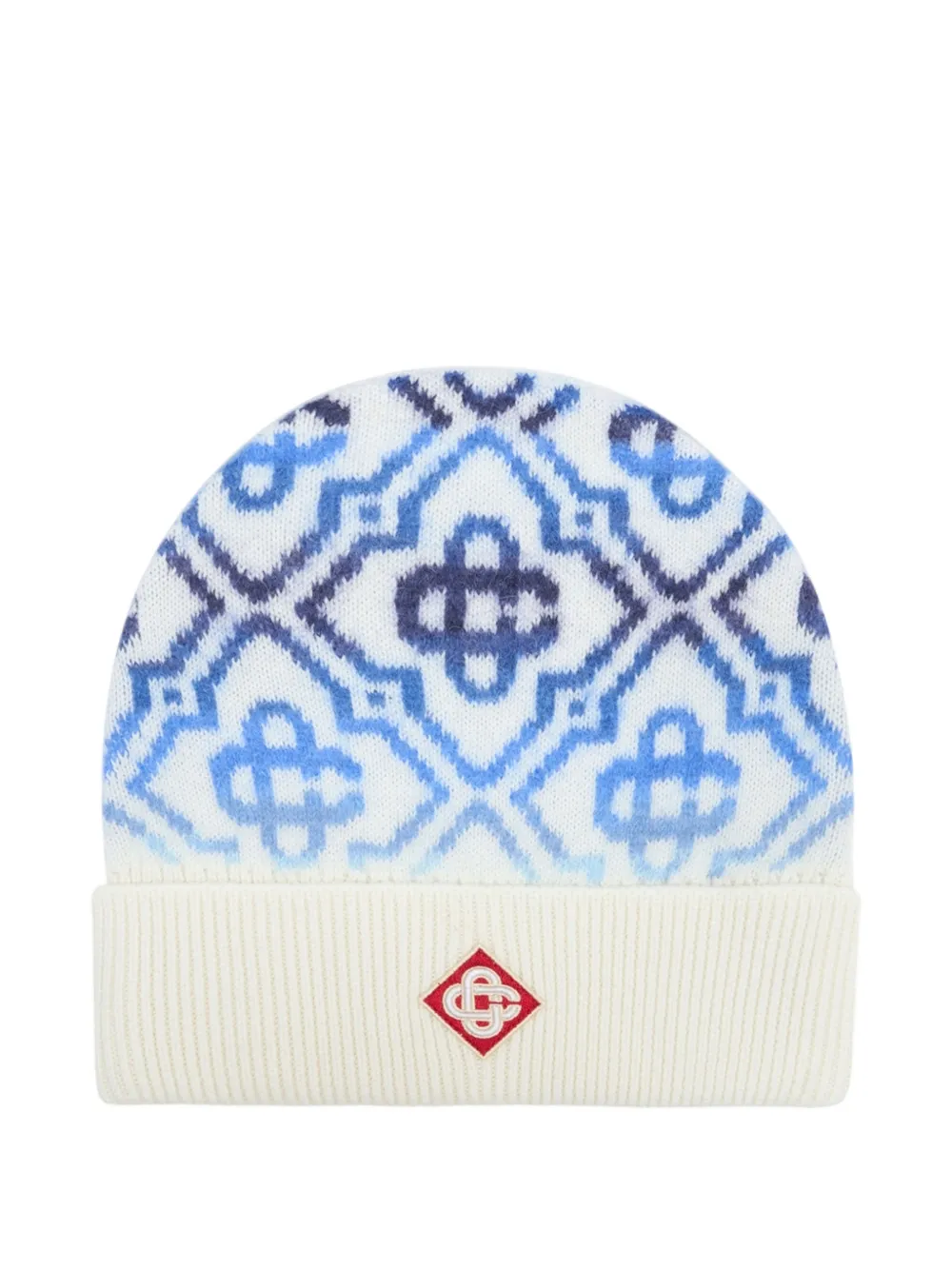 Casablanca Space monogram beanie hat - Toni neutri