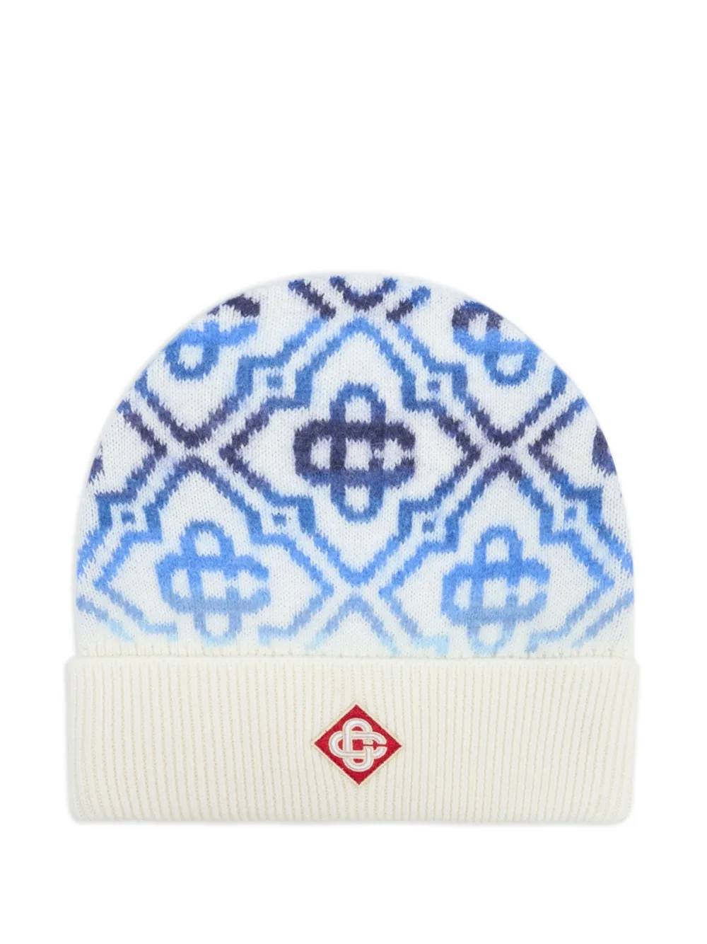 Casablanca Space monogram beanie hat - Toni neutri