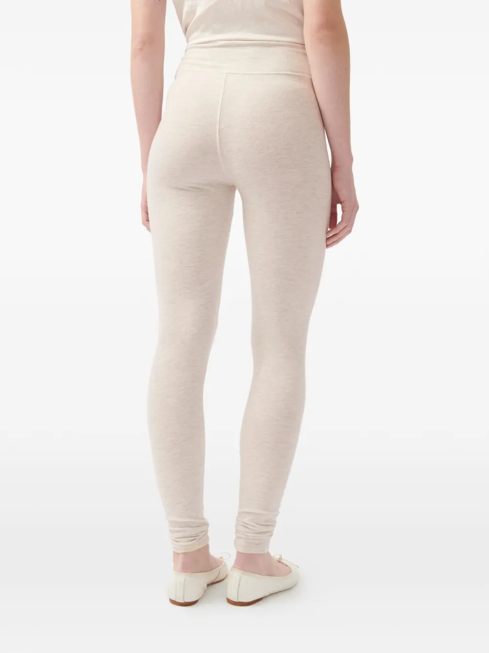 American Vintage Ypawood elastische legging Beige