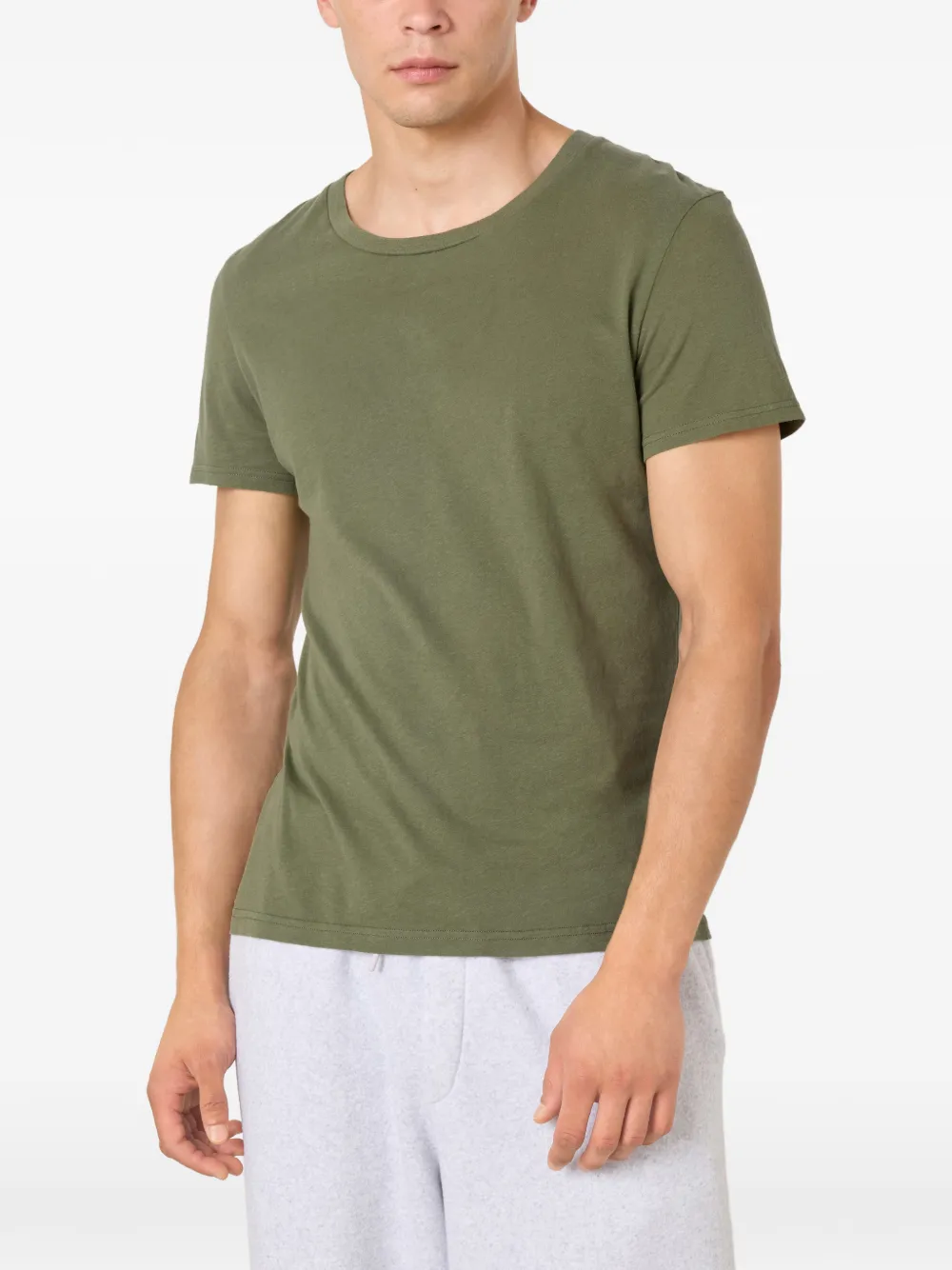 American Vintage Gamipy T-shirt met ronde hals Groen