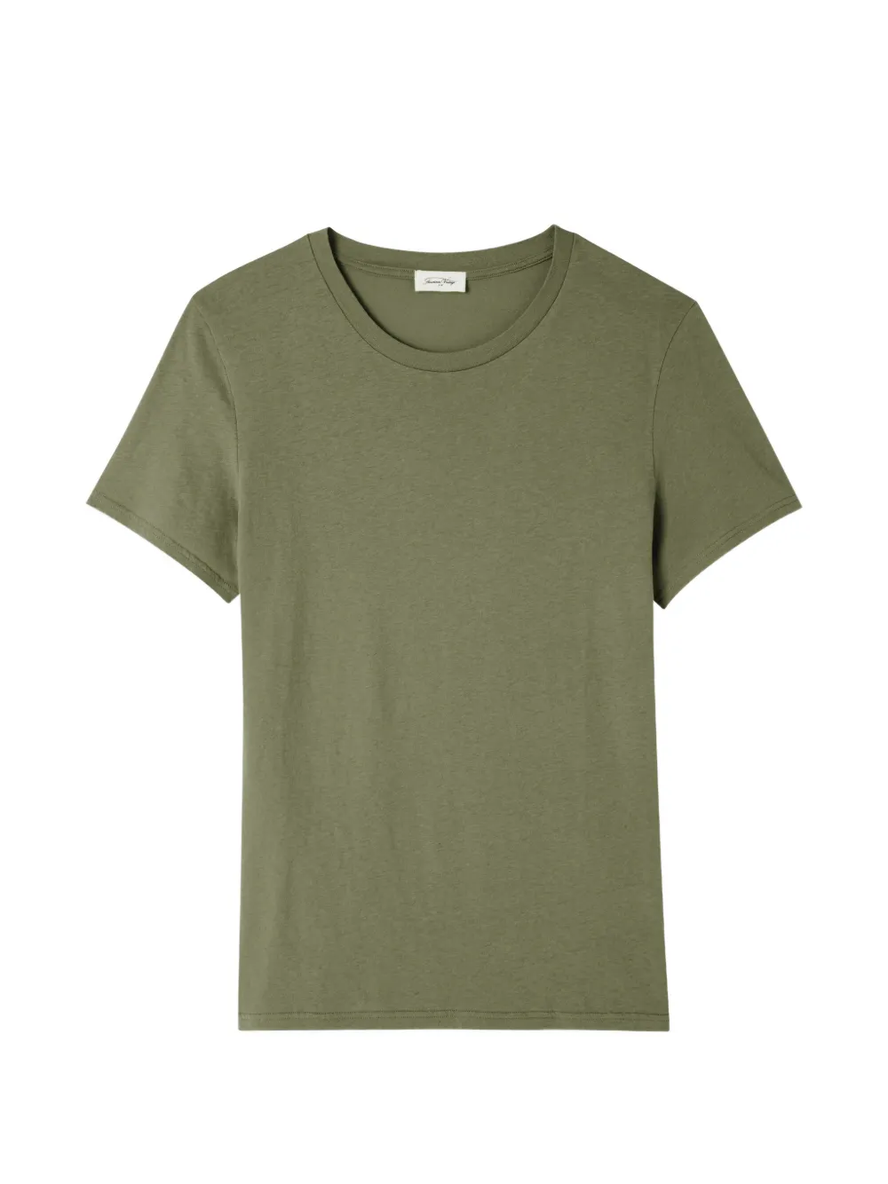 American Vintage Gamipy Round-neck T-shirt In Green