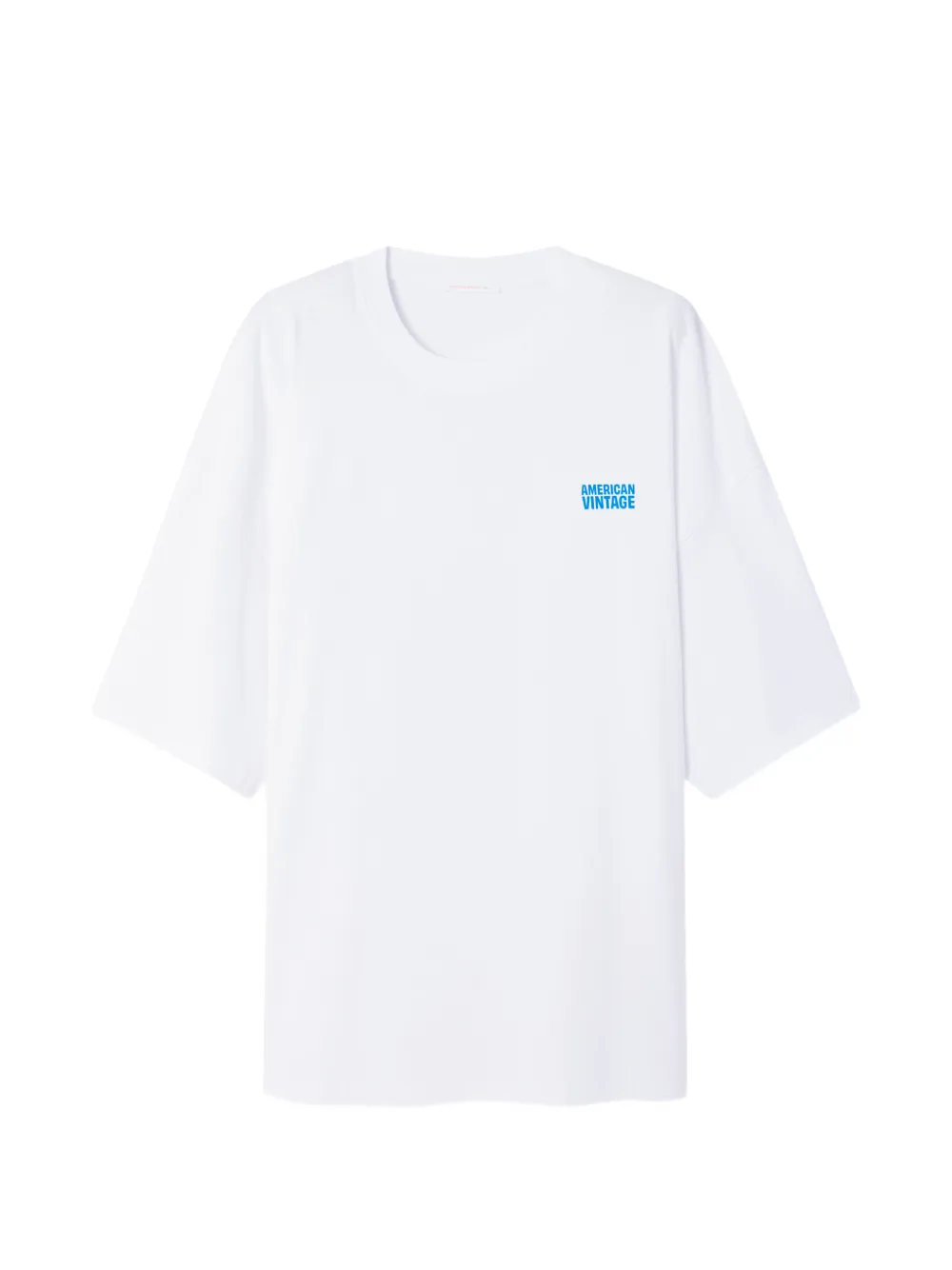 American Vintage Gixy T-shirt met logodetail Wit