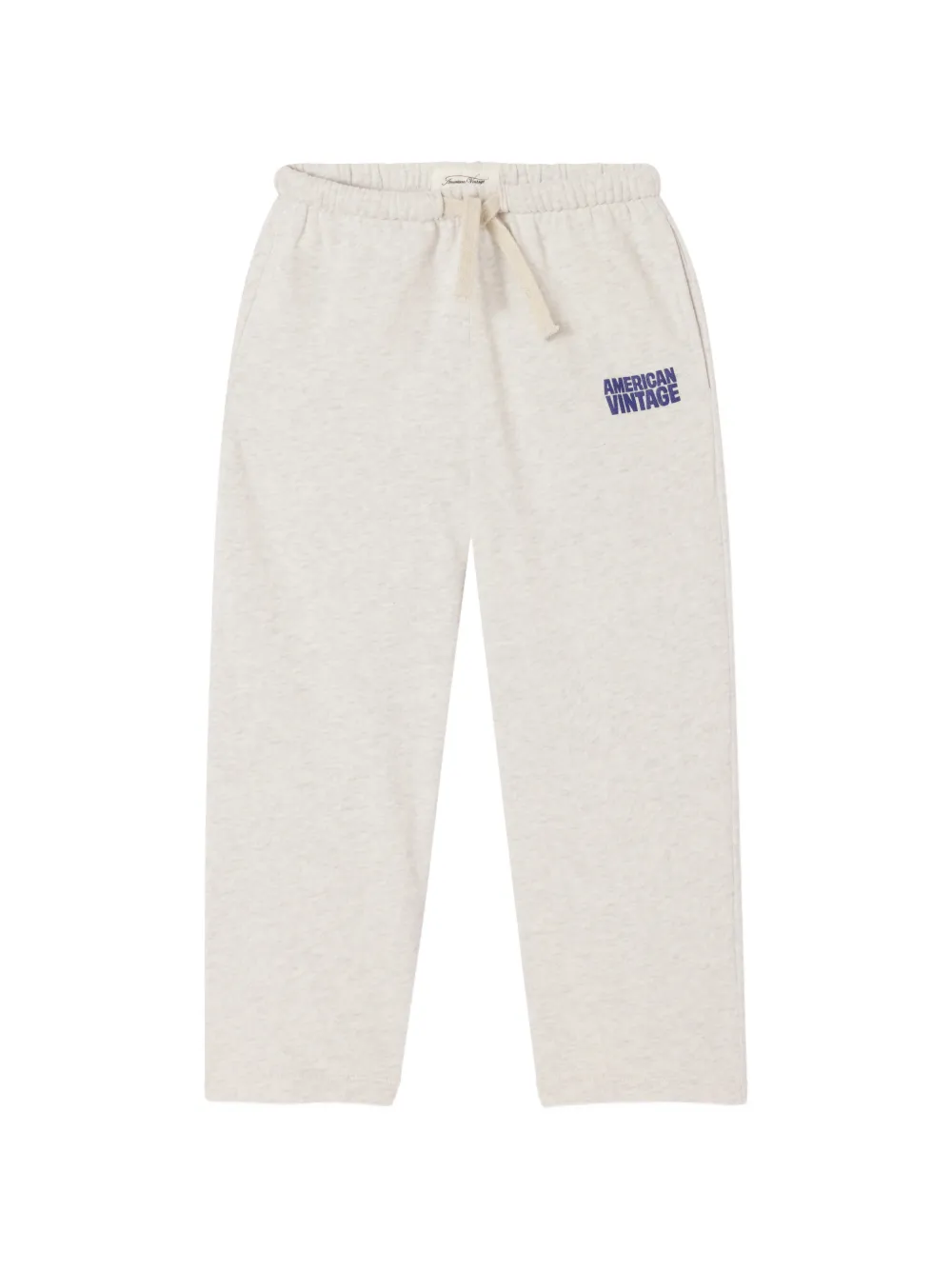 American Vintage Kids Ykobow elasticated logo track pants - Toni neutri