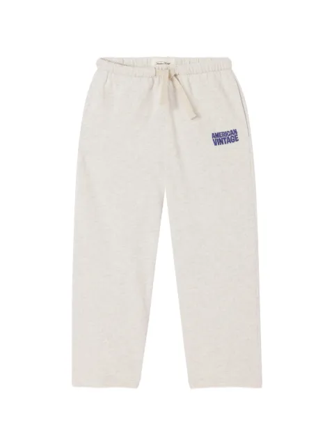 American Vintage Kids pantalon de jogging Ykobow à logo élastiqué