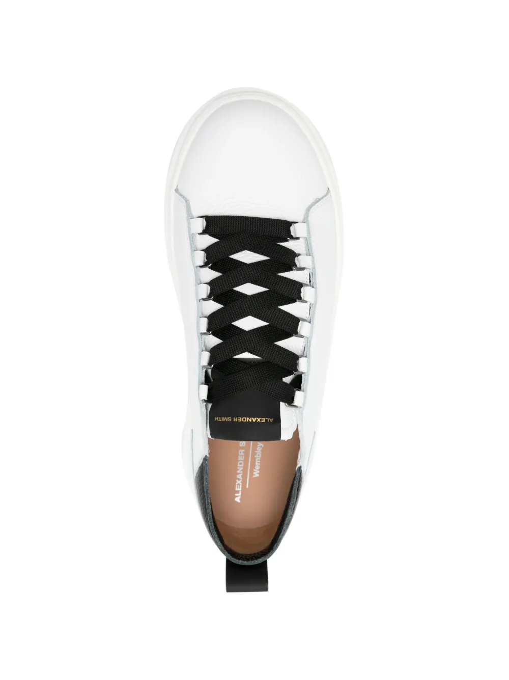 Alexander Smith Wembley leather sneakers Wit