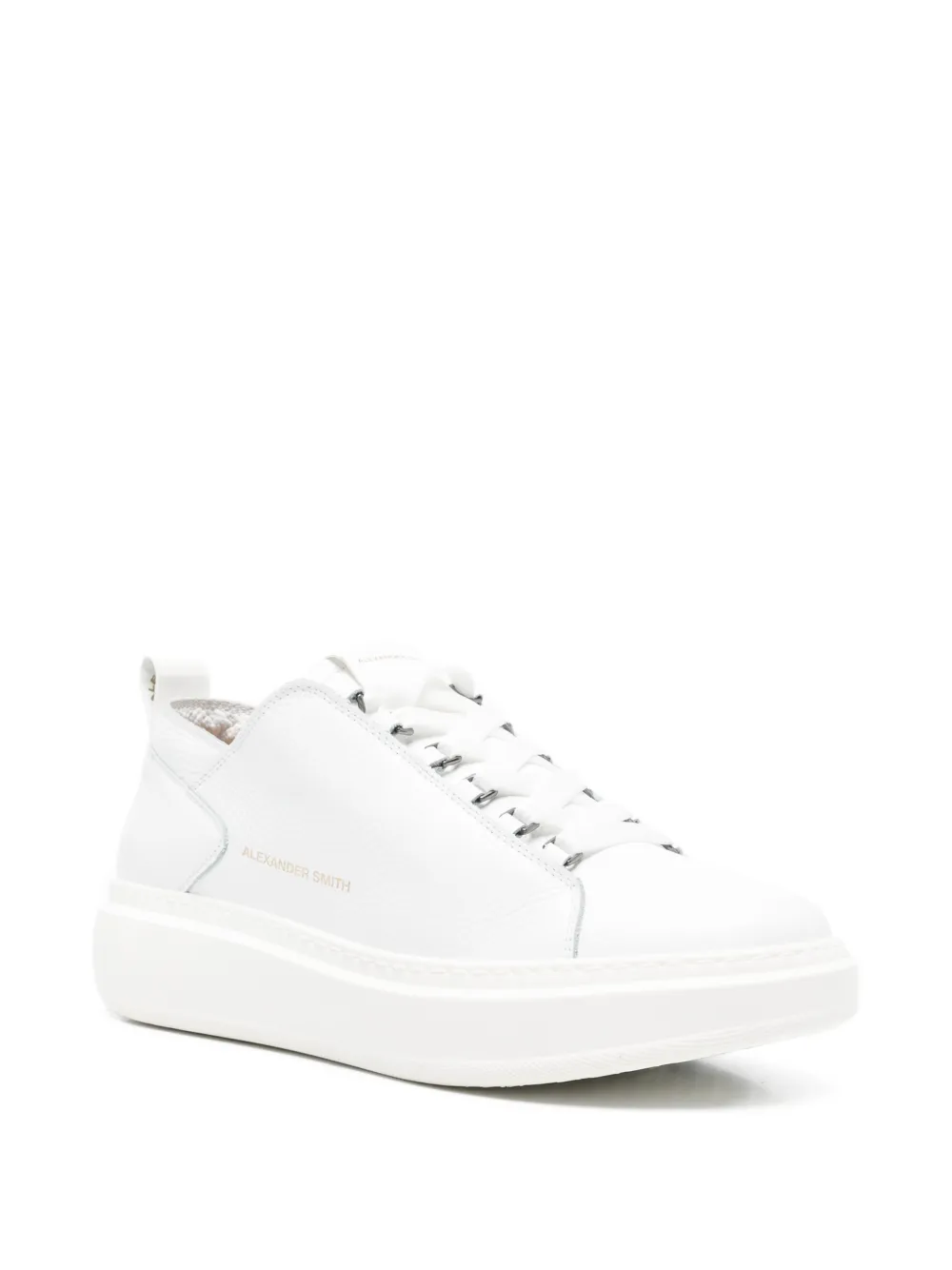 Alexander Smith Wembley leather sneakers Wit