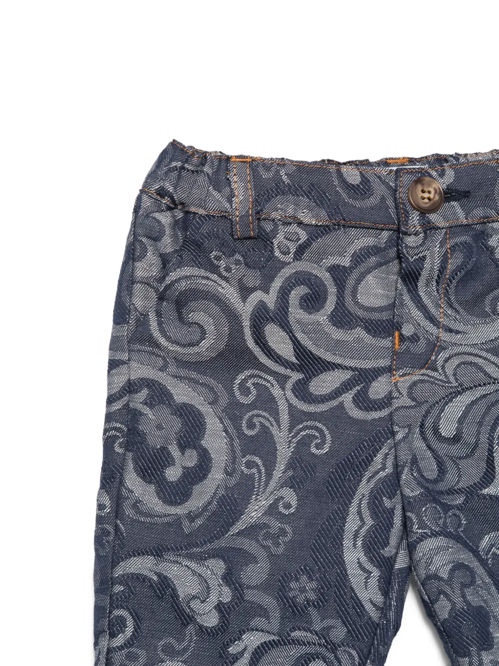 Paisley-Print Jeans
