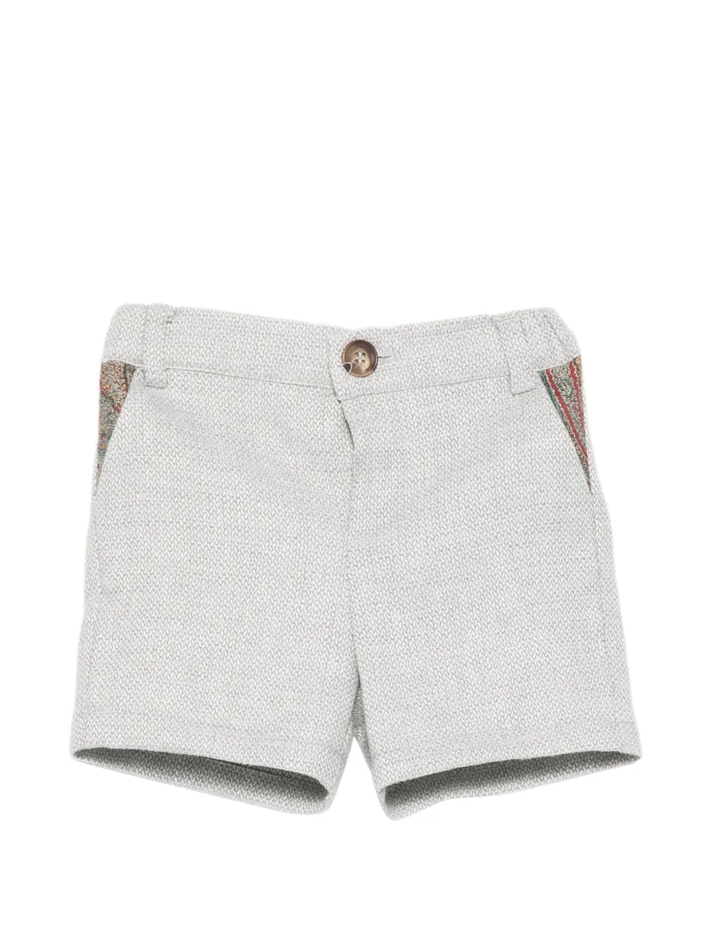 ETRO KIDS belt-loop shorts - Grigio