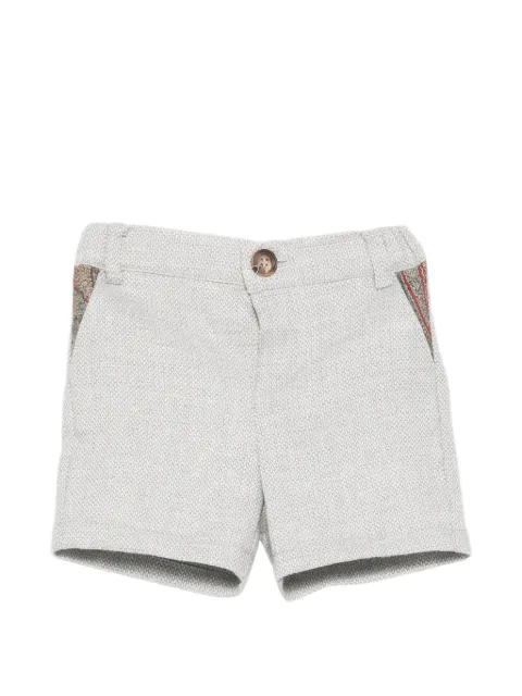 ETRO KIDS belt-loop shorts