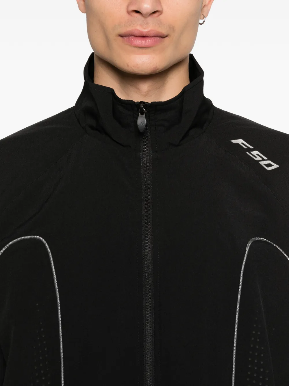 adidas Sweater met rits Zwart