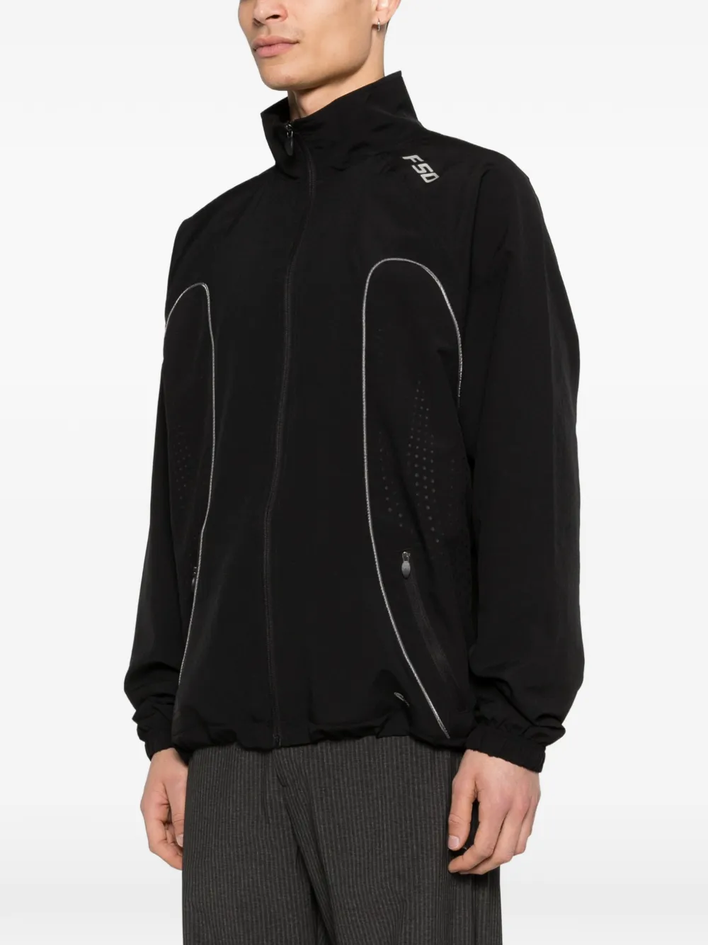 adidas Sweater met rits Zwart