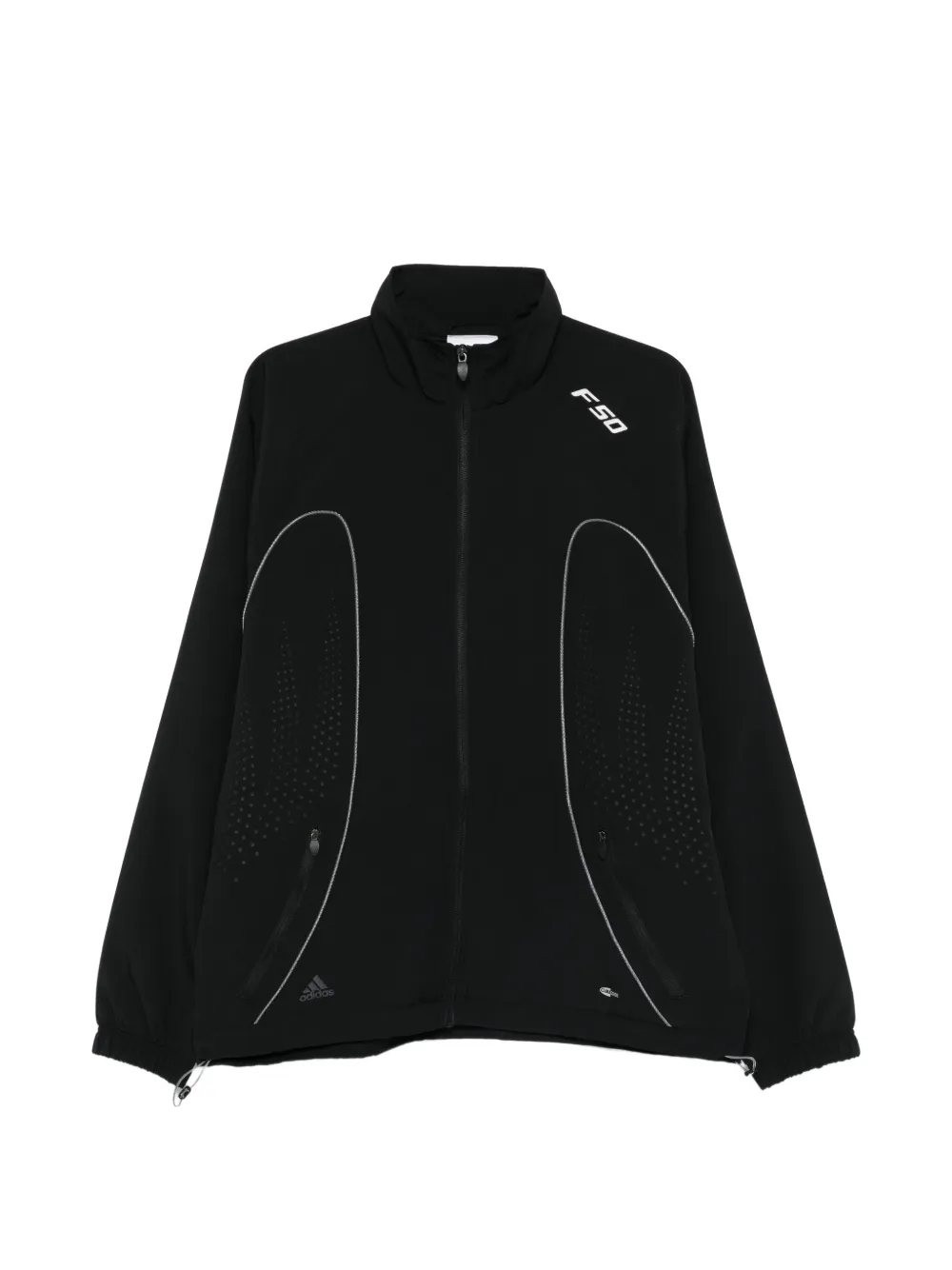 adidas zip sweatshirt - Nero