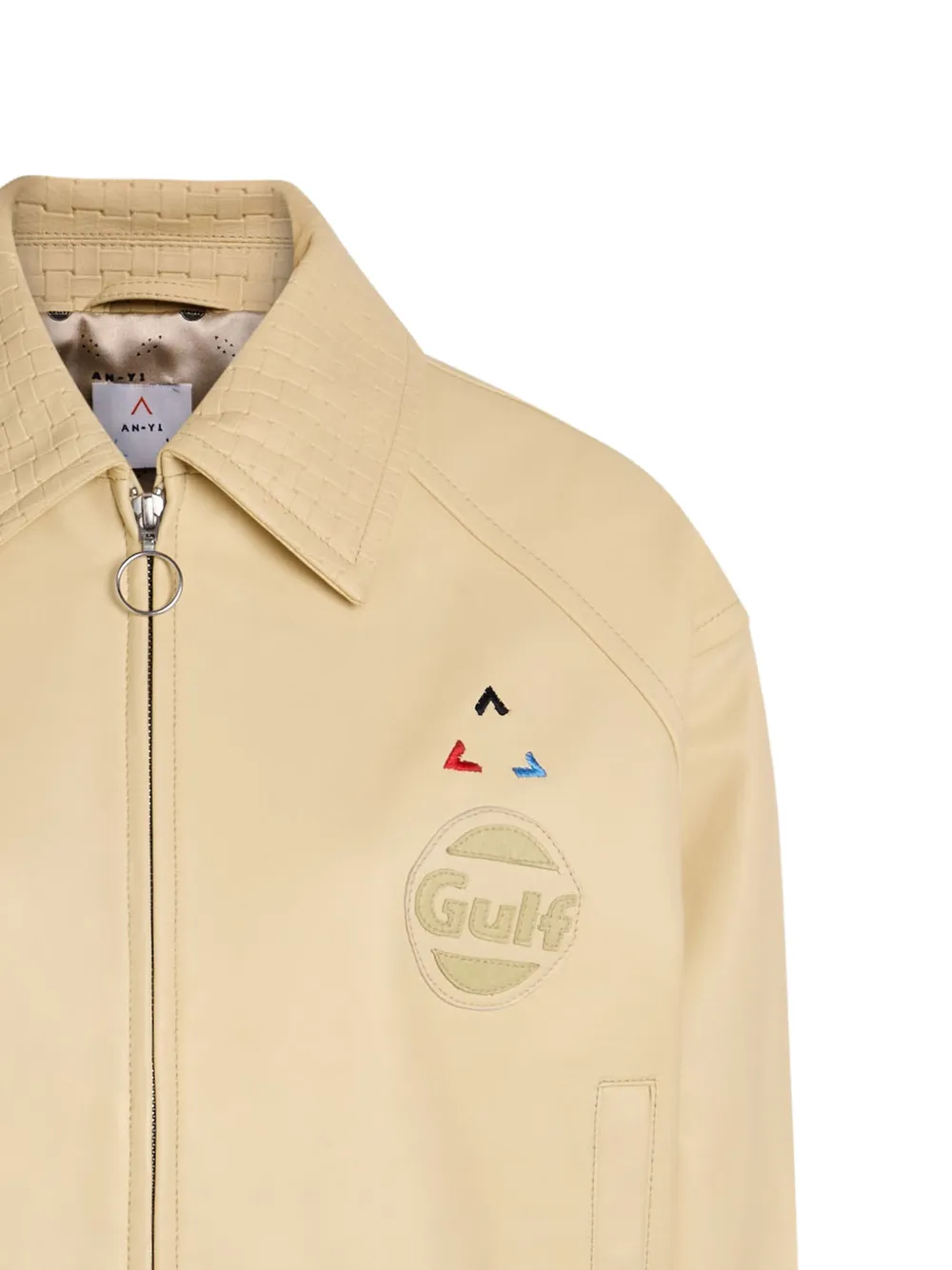  An-y1 Embroidered-detail Jacket - Neutrals 