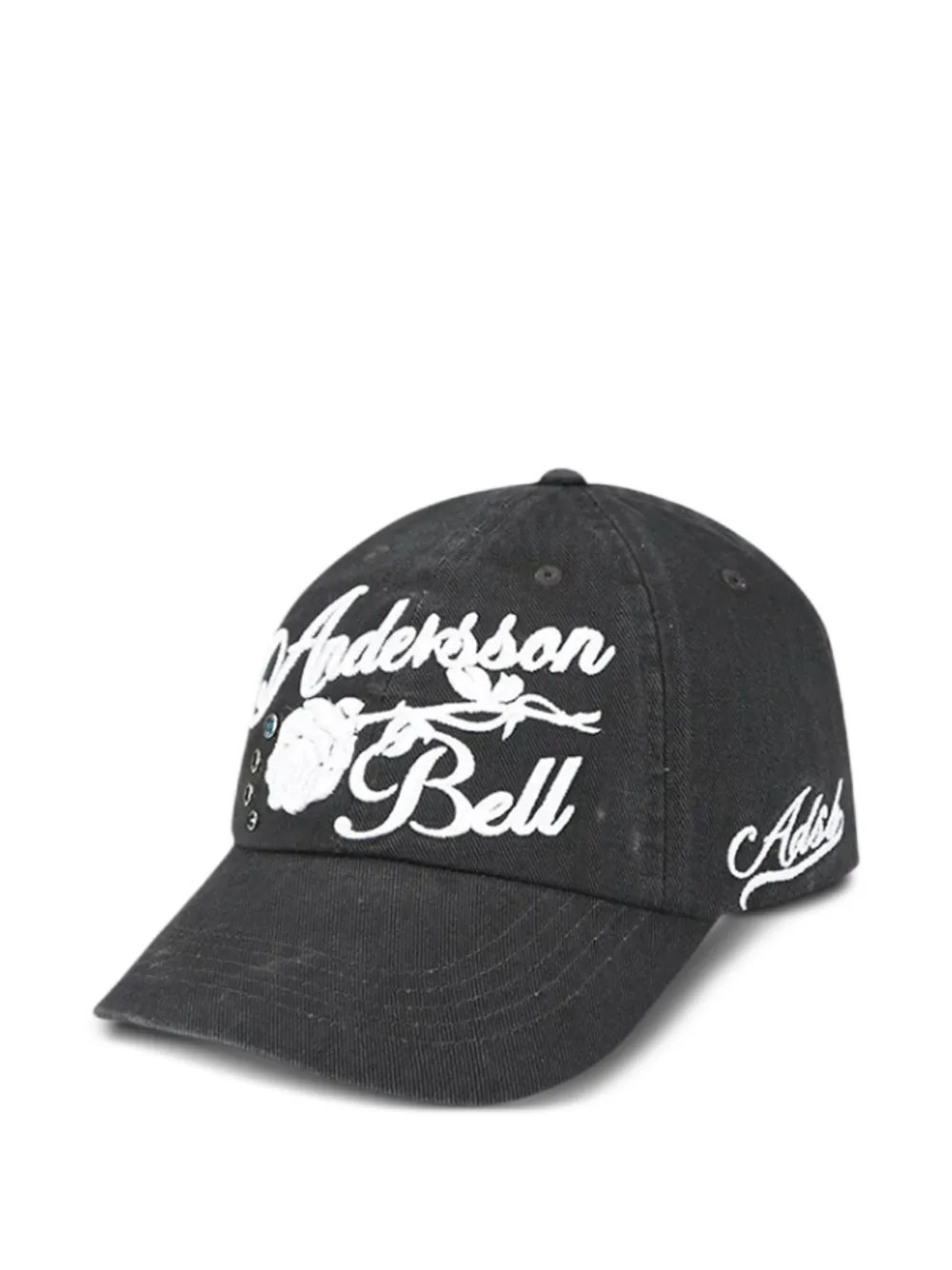  Andersson Bell Logo-detail Baseball Cap - Black 