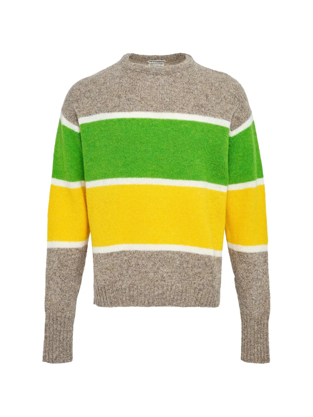 JW Anderson stripe crew-neck sweater - Nude