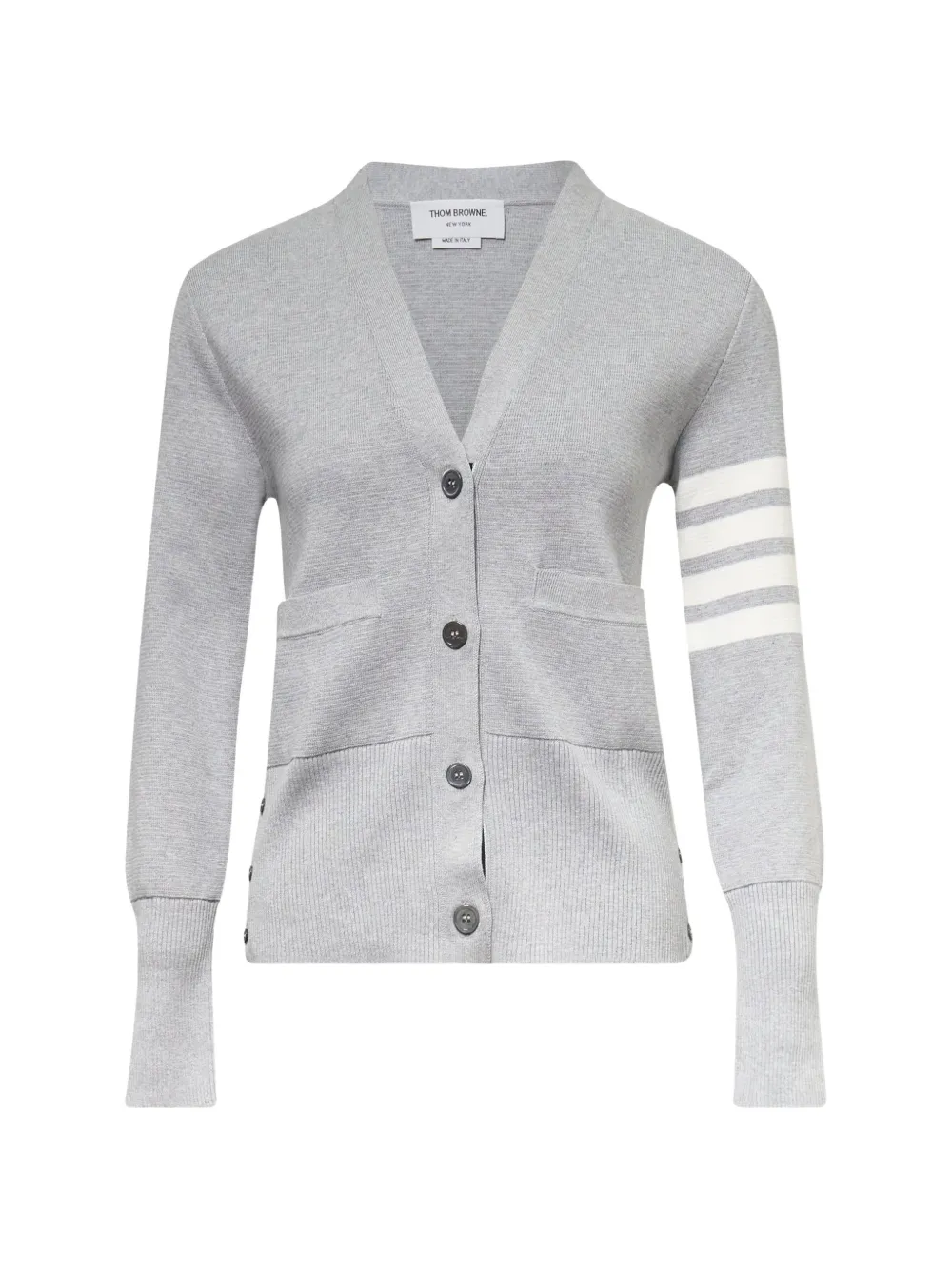 Thom Browne Milano stitch cardigan - Grigio
