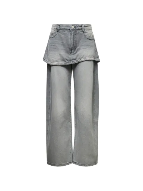 YCH layered skirt jeans