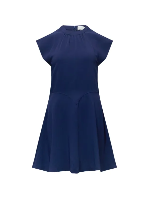 Stella McCartney Gathered Dress in Blue