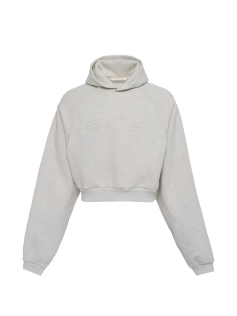 FEAR OF GOD ESSENTIALS 90's Raglan logo-detail hoodie