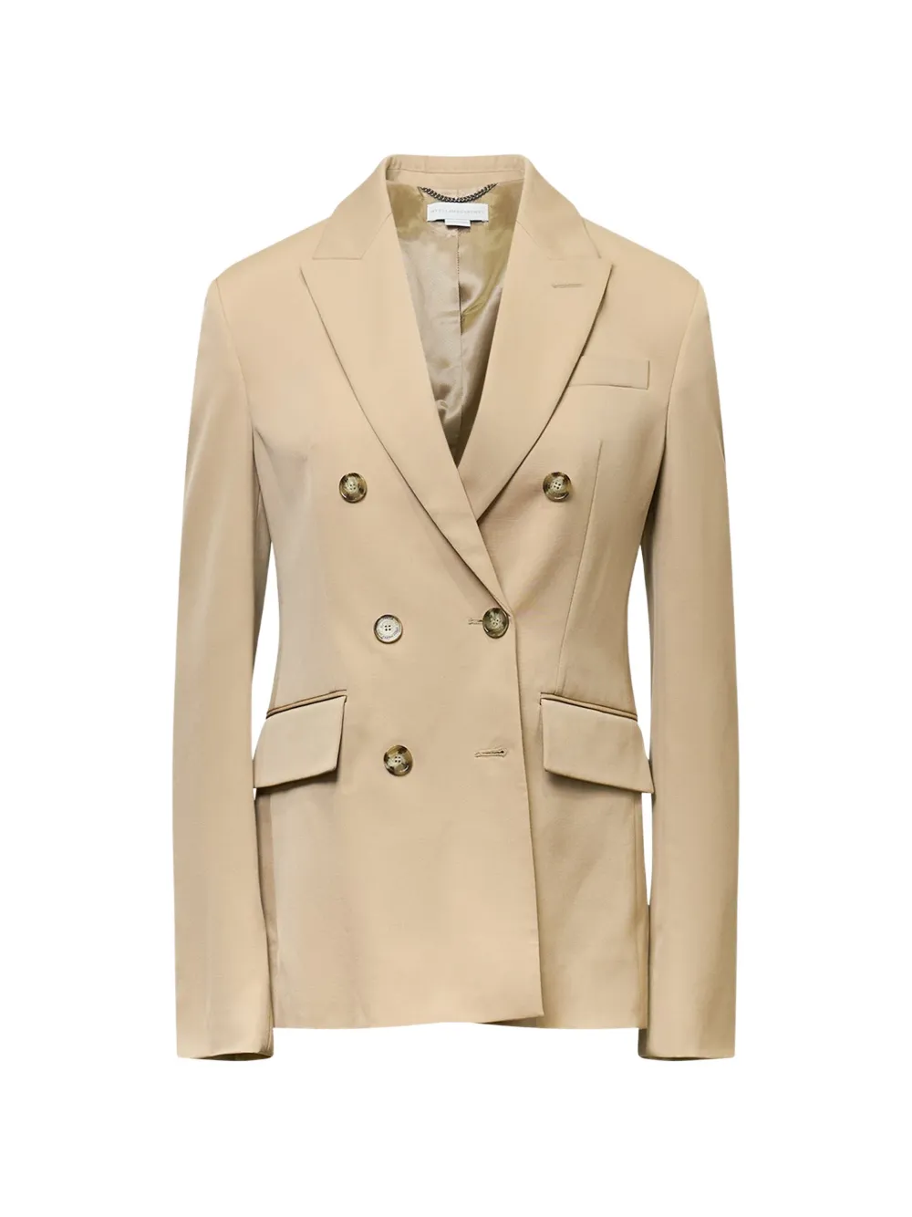Stella McCartney double-breasted blazer - Toni neutri