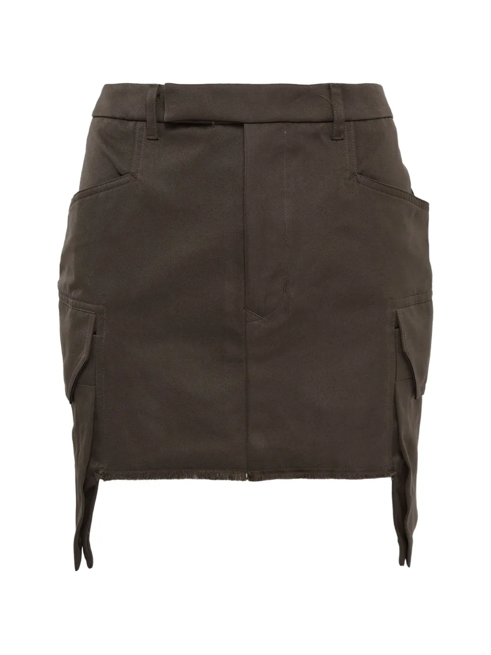 Rick Owens Firbanks mini skirt - Marrone