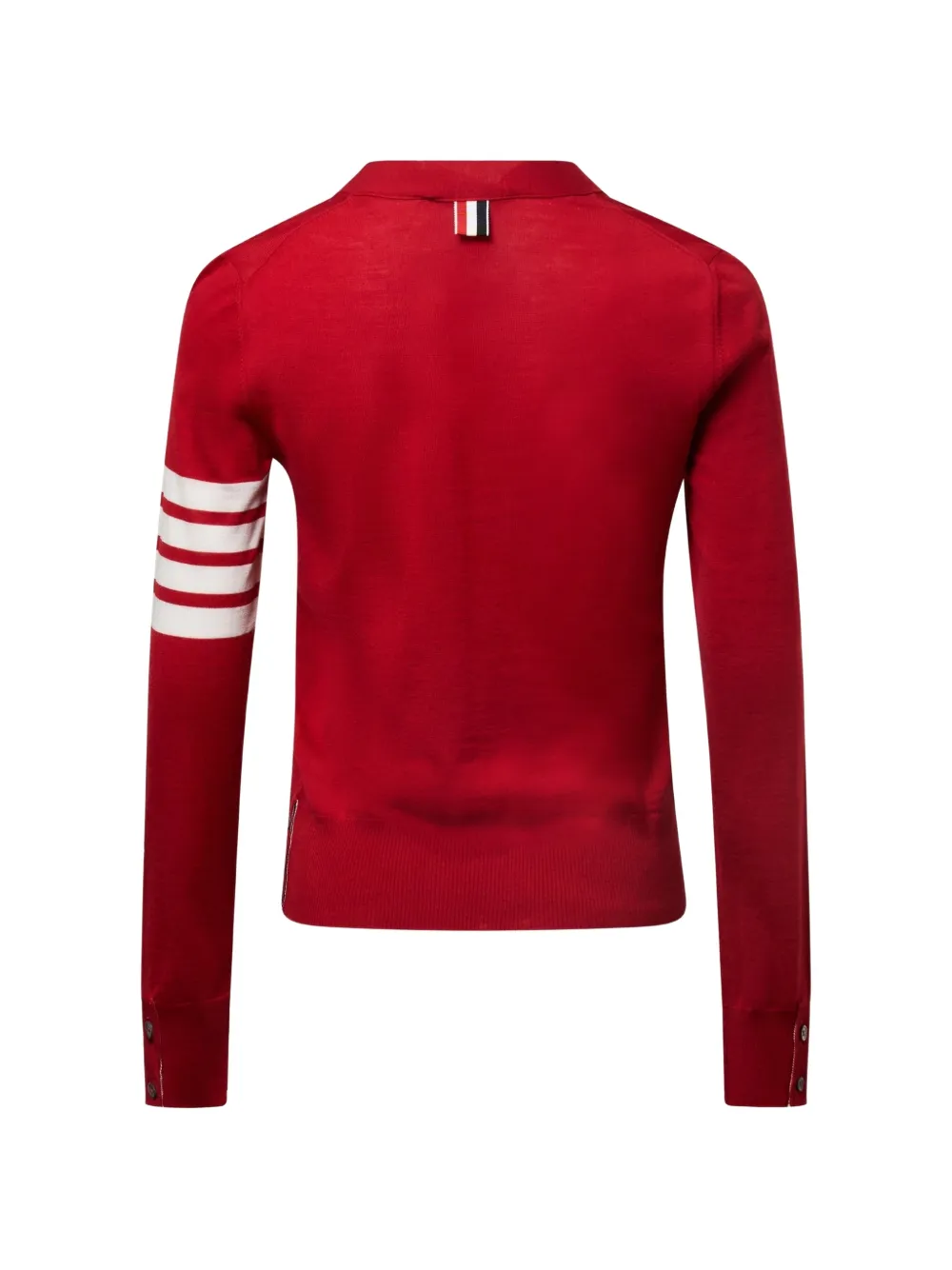 Thom Browne Vest met V-hals Rood