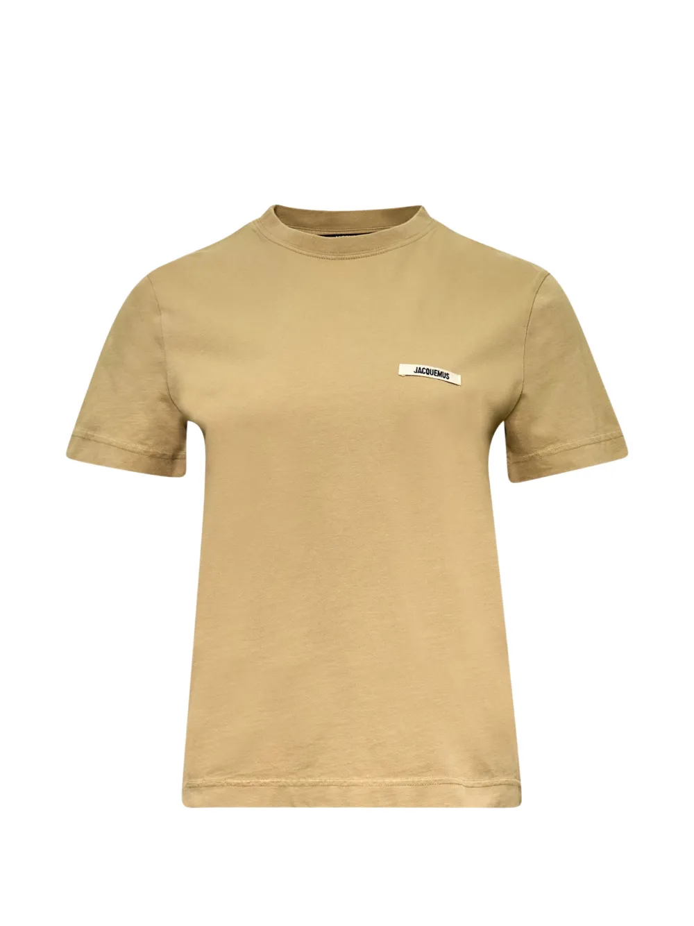 Jacquemus logo-patch T-shirt - Marrone