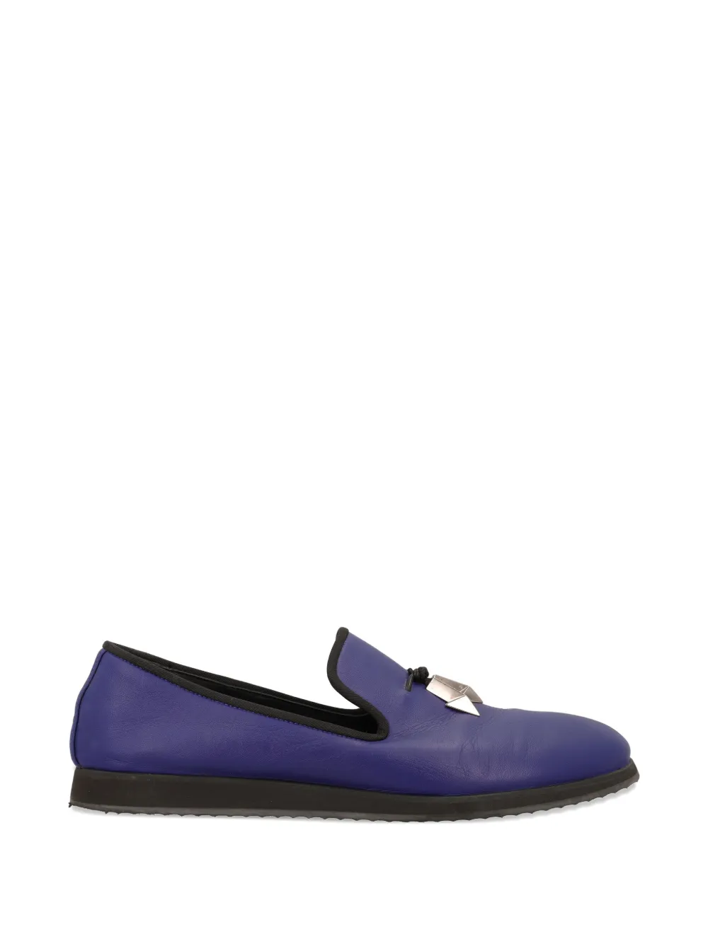 Giuseppe Zanotti Vintage arrow-charms leather loafers - Blau