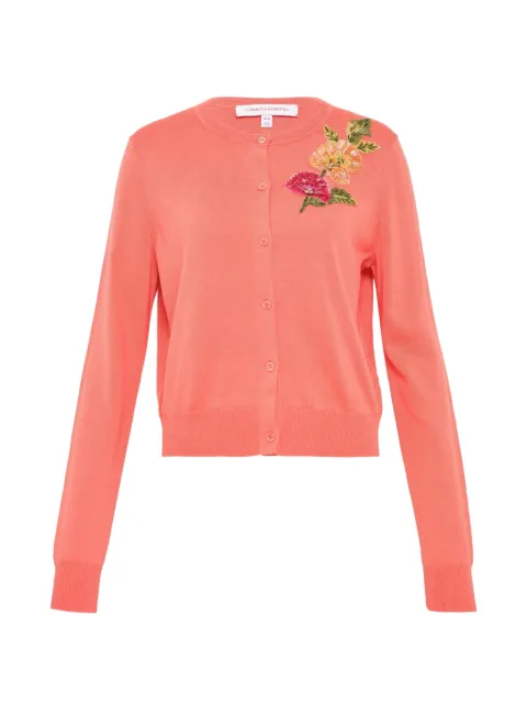 Carolina Herrera cárdigan con detalle bordado