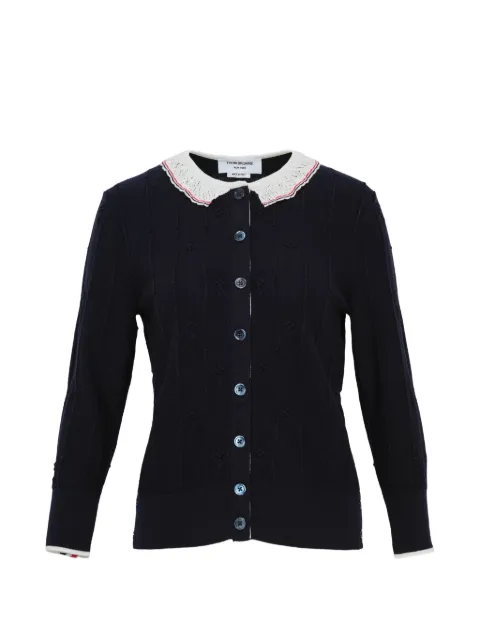 Thom Browne bobble stitch sleeve knit cardigan