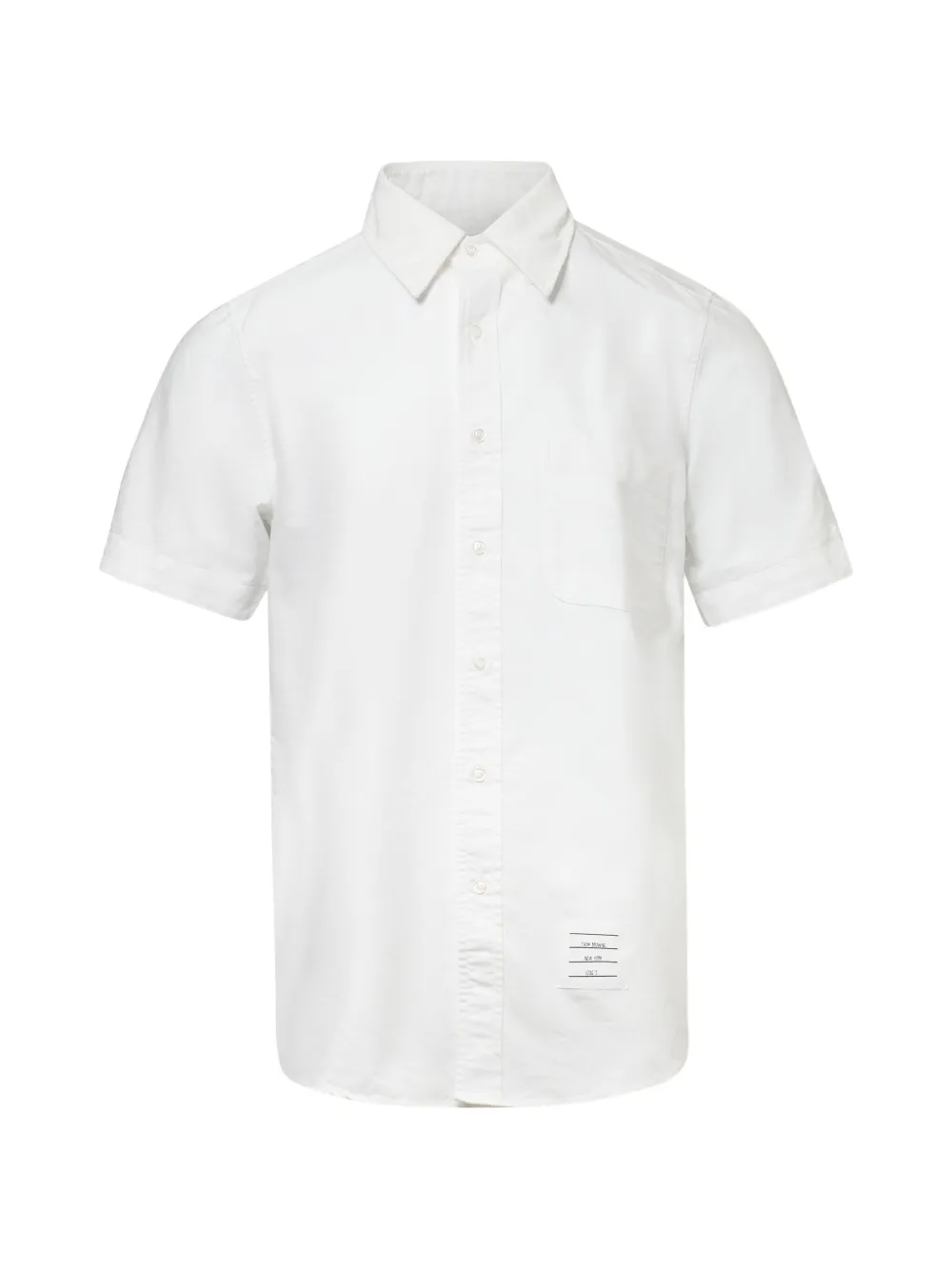Thom Browne straight short sleeve shirt - Weiß