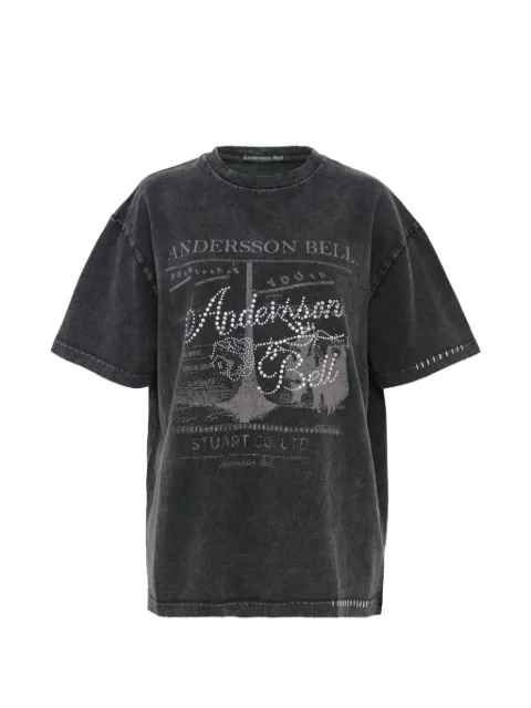 Andersson Bell Rosie hot-fix printed T-shirt