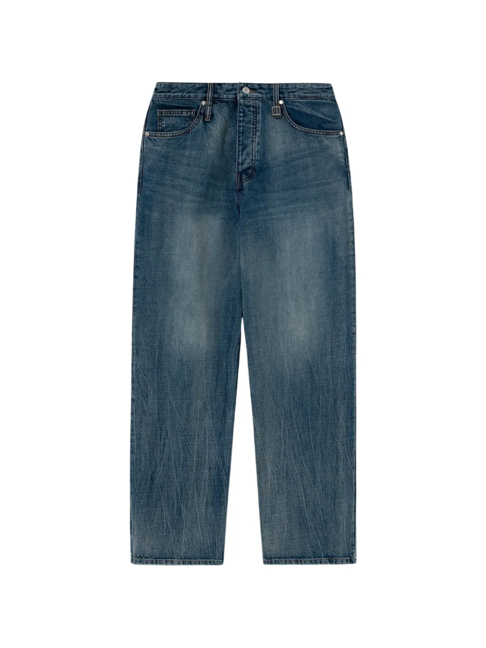 Wooyoungmi washed jeans - Blu