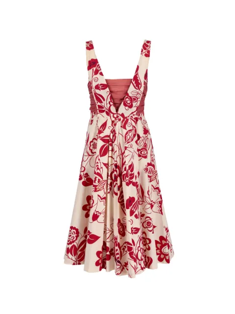 Moschino Pre-Owned midi flowered dress