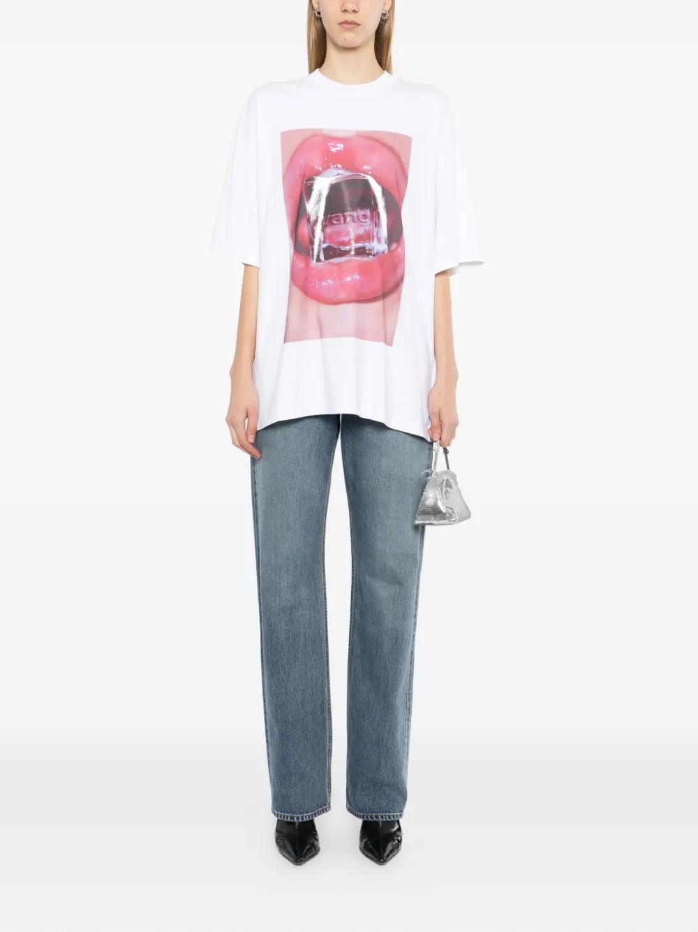  Alexander Wang Graphic T-shirt - White 