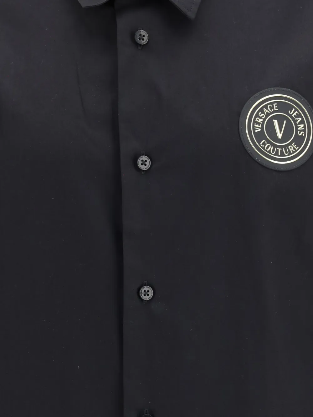 Emblem-Patch Shirt
