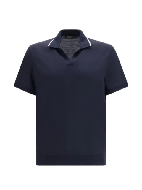 Loro Piana Waitaki polo-collar T-shirt