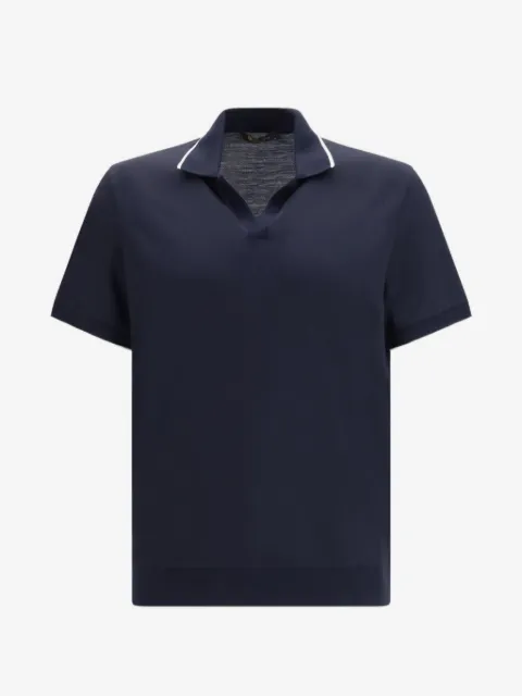 Loro Piana Waitaki polo-collar T-shirt
