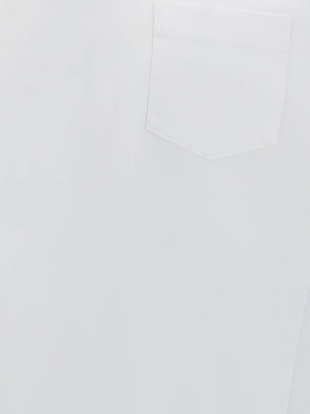 sacai Jersey T-shirt met zak Wit
