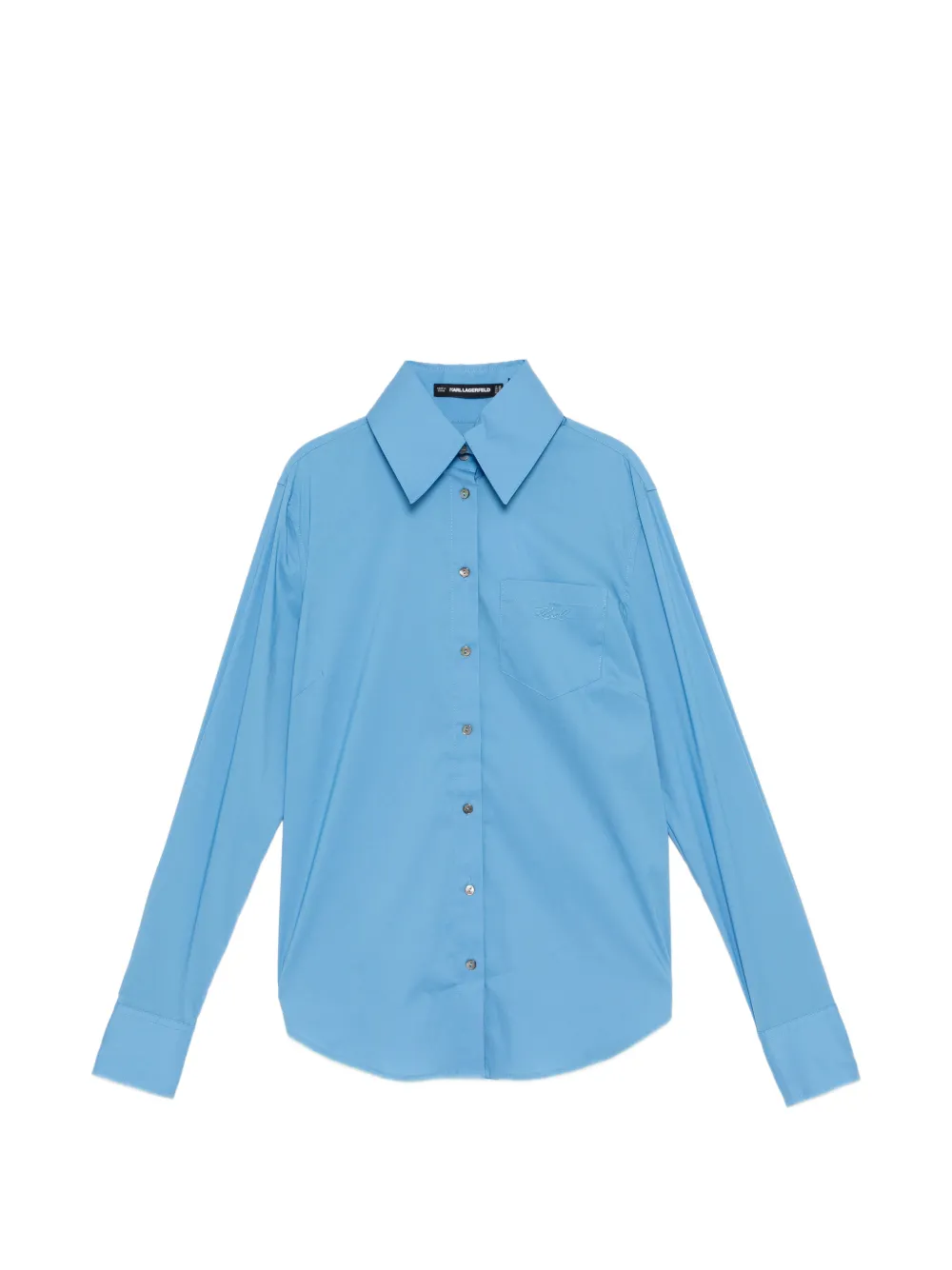 Karl Lagerfeld Everyday poplin shirt - Blu