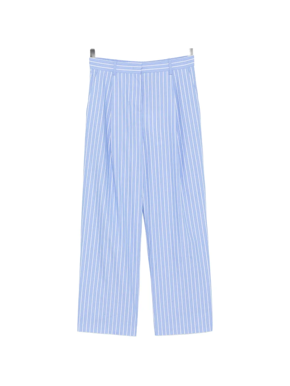 Karl Lagerfeld striped pleated trousers - Blu