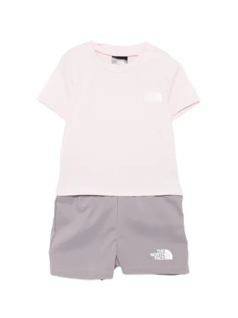 The North Face Kids logo-detail shorts set (set of two)