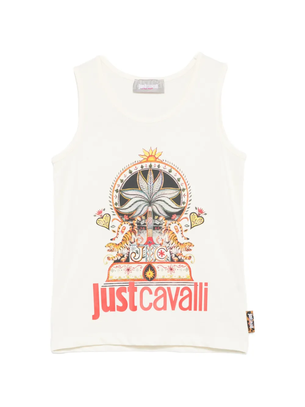 Just Cavalli printed tank top - Toni neutri
