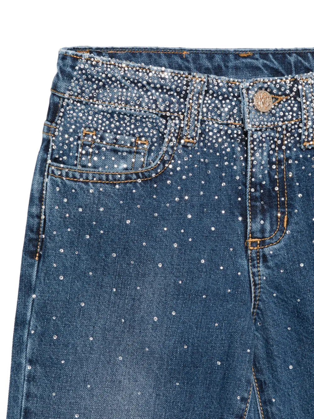  Roberto Cavalli Junior Embellished Jeans - Blue 
