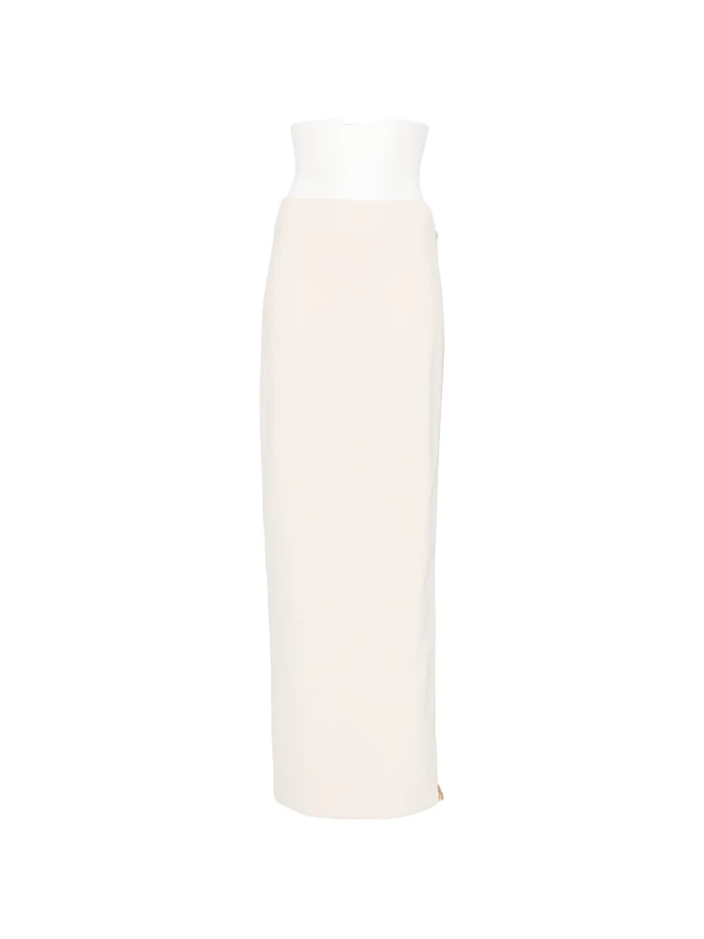 Elisabetta Franchi zipped pencil skirt - Toni neutri