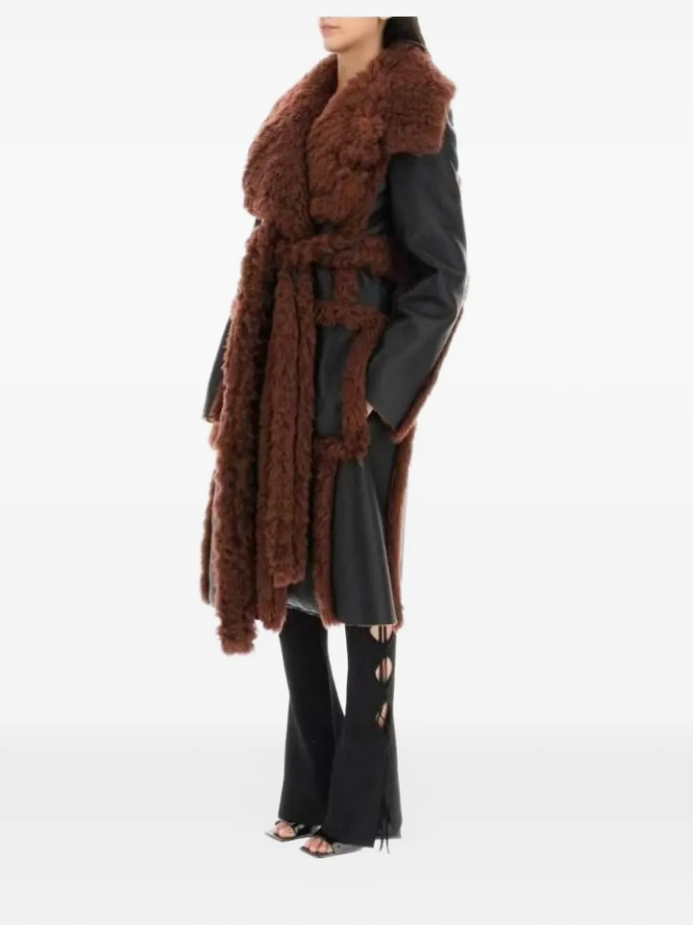  Stella Mccartney Belted Coat - Black 