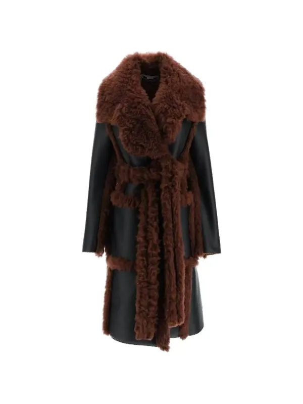 Stella McCartney Belted Coat in Black