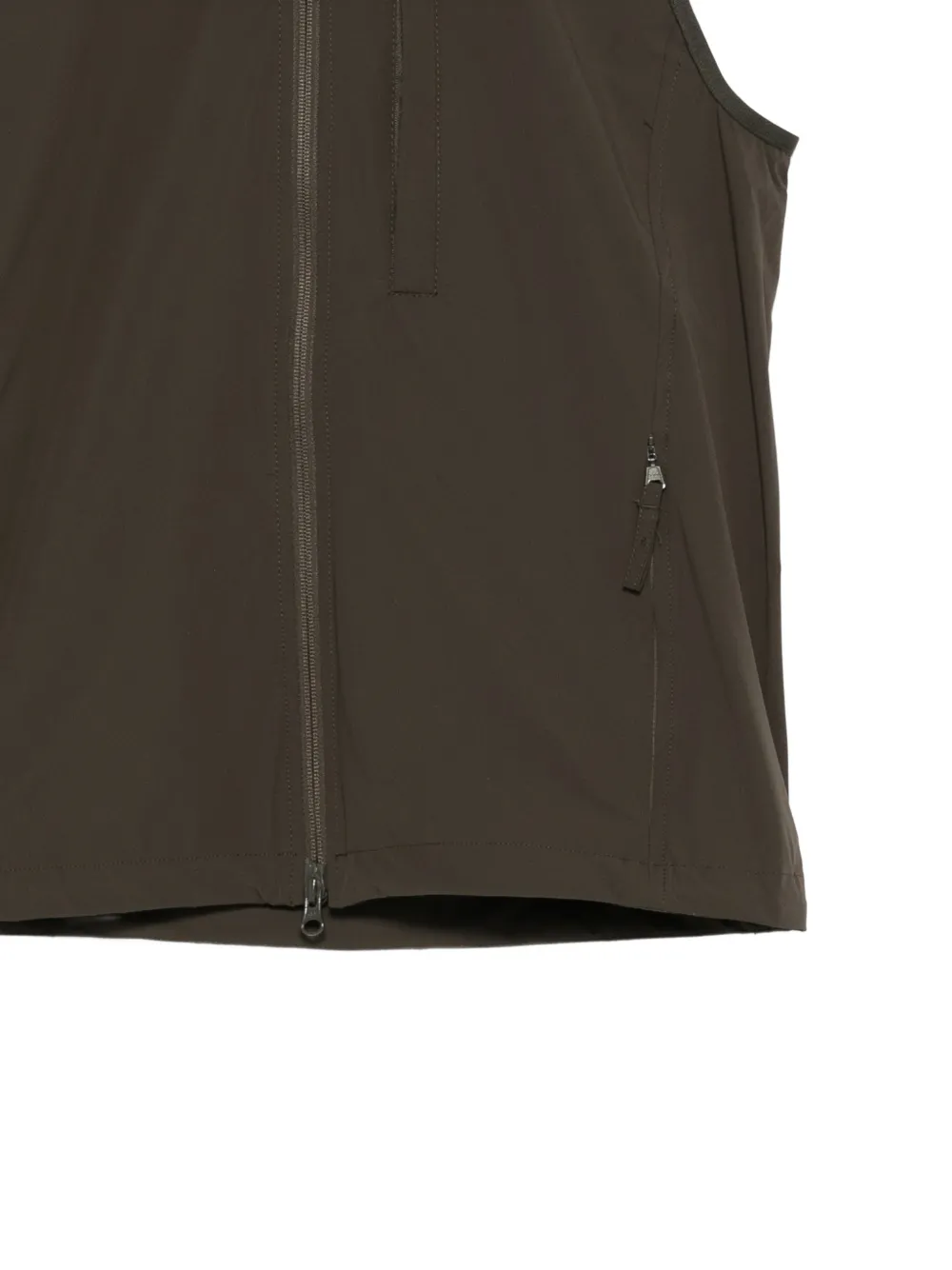  Aspesi Zip-up Vest - Green 