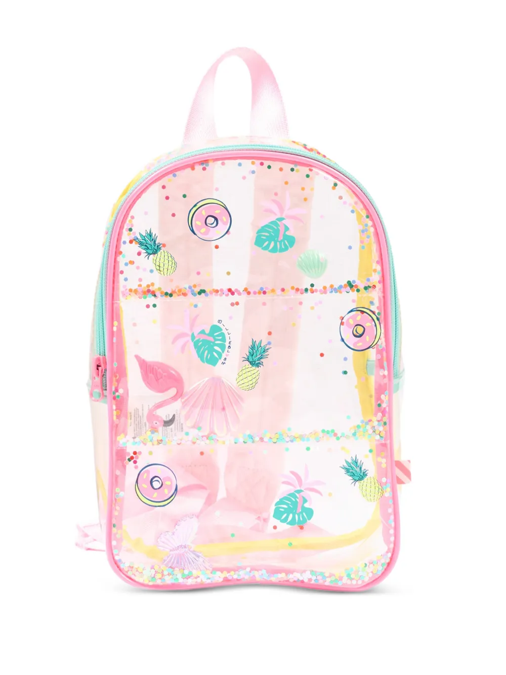 Billieblush striped backpack - Rosa