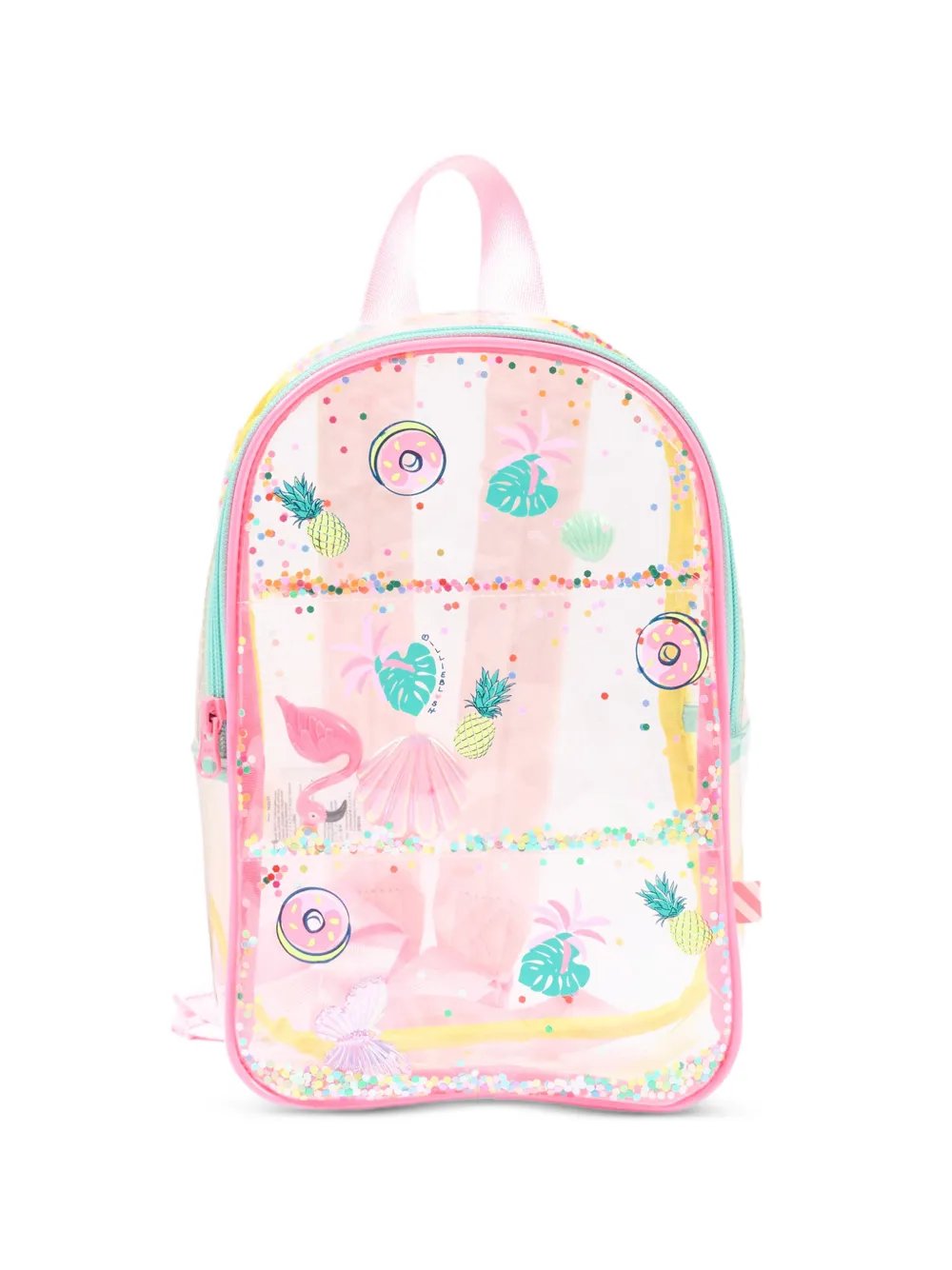Billieblush striped backpack - Rosa